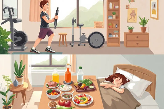 Трите стълба на здравословния живот - хранене, тренировка и сън